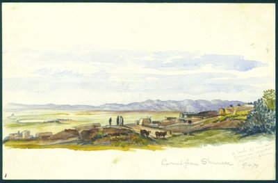 Carmel from Shunem by Claude Conder